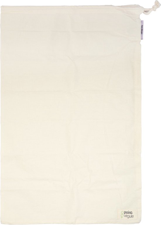 Point-Virgule Sac à pain réutilisable coton - Medium - Pliable