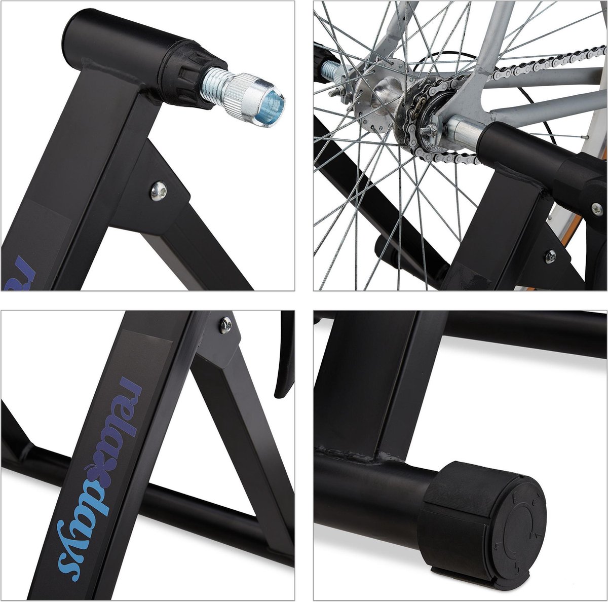 Relaxdays bike trainer new arrivals