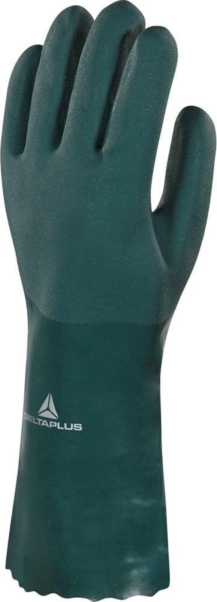 Deltaplus pvc handschoen PVCGRIP35 35cm groen mt 9
