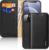 iPhone 13 Mini Hoesje - Dux Ducis Hivo Wallet Case - Zwart