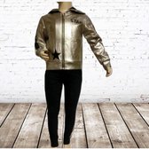 Meiden set star goud -s&C-110/116-Joggingpakken en huispakken
