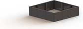 MySteel Gepoedercoat staal plantenbak Miami xxl 1500x1500  - Kleur: RAL9010 (wit) - Hoogte: 800mm