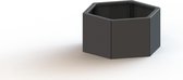 MySteel Gepoedercoat staal plantenbak Denver 400  - Kleur: RAL9010 (wit) - Hoogte: 400mm