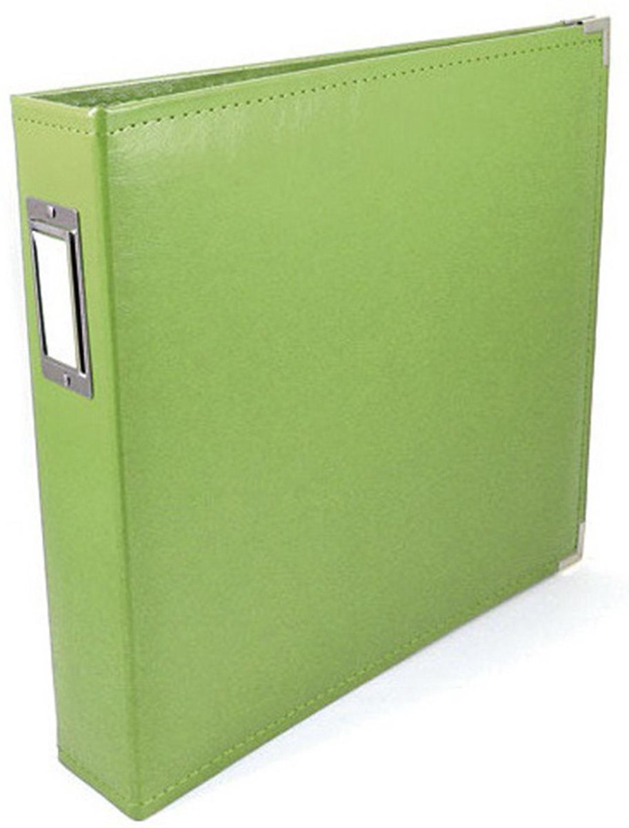 We R Memory Keepers faux leather album 12x12" kiwi - 1 stuk