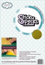 Creative Expressions • Sticky specks adhesive sheet A4 4pcs