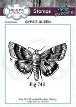 Creative Expressions • Pre cut rubber stamp Andy Skinner gypsie queen