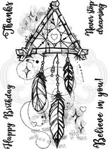 Stempel - Creative Expressions - Clear stamp set - Dream catcher