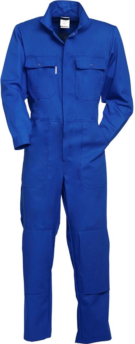 HAVEP Overall drukknoop kniezakken Basic 2412 - Korenblauw - 58
