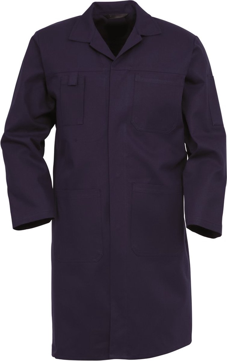HAVEP Lange jas drukknoop Basic 4023 Marine Blauw