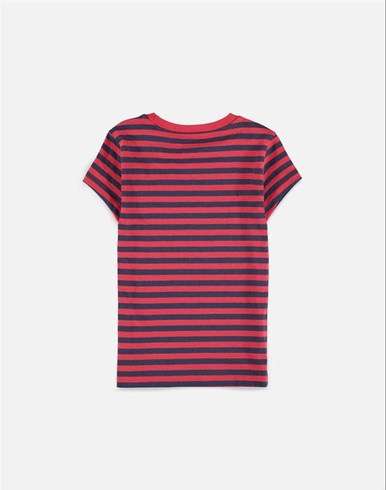 Disney Cruella - Striped Kinder T-shirt - Kids 98 - Rood/Zwart