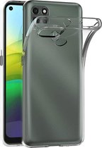 Silicone hoesje transparant Geschikt voor: Motorola Moto G9 Power
