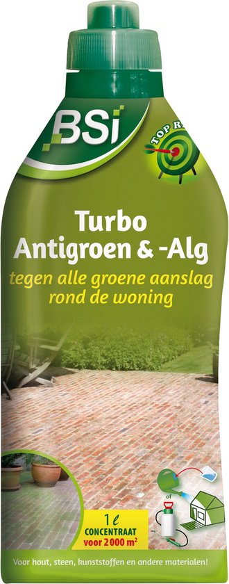 Bsi Turbo AntiGroen- & -Alg - Algen- Mosbestrijding - 1 l