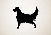 Silhouette hond - English Setter - Engelse setter - L - 75x87cm - Zwart - wanddecoratie