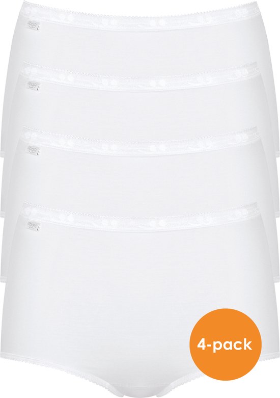 sloggi Basic+ Dames Maxi slip - 4-pack - Wit - Maat 48