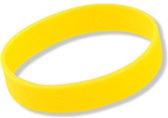 Siliconen armband geel
