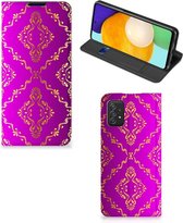 Telefoonhoesje met foto Geschikt voor Samsung Galaxy A03s Smart CoverCase Barok Roze