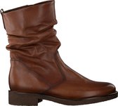 Gabor 703 Enkellaarsjes - Enkelboots met rits - Dames - Cognac - Maat 42