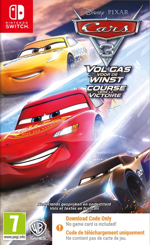 Foto: Cars 3 driven to win nintendo switch code in box 