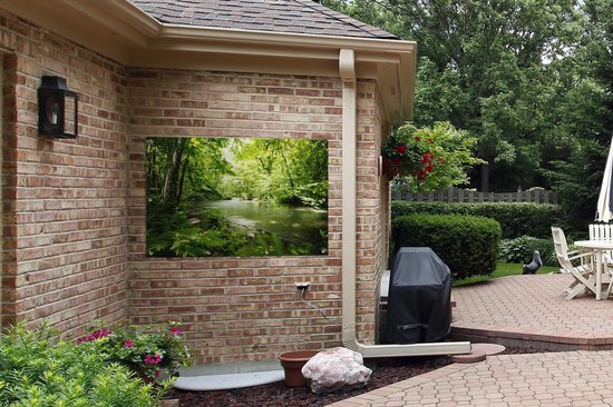 Affiche de jardin Forêt - Arbre - Water - 120x80 cm - Jardin