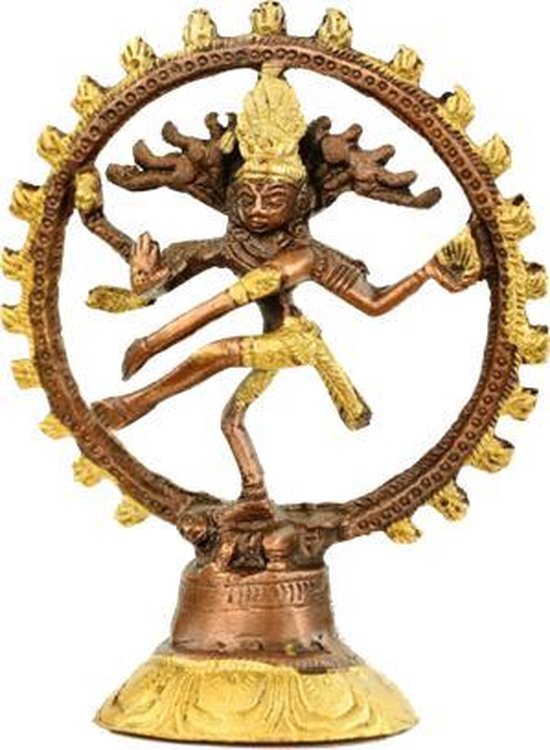 Shiva Nataraj messing 2-kleurig - 13 - 160 - Messing - Metaal - M