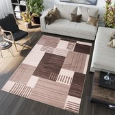 Tapiso Jawa Vloerkleed Beige Woonkamer Tapijt Geometrisch Maat- 240x330