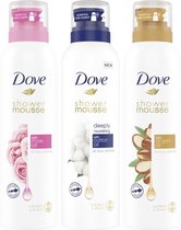 Dove Shower Mousse - Mix - 3 x 200 ml - Voordeelverpakking