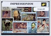 Impressionisten – Luxe postzegel pakket (A6 formaat) : collectie van verschillende postzegels van impressionisten – kan als ansichtkaart in een A6 envelop - authentiek cadeau - kad