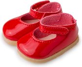 pop-accesoire schoenen meisjes textiel/kunstleer rood