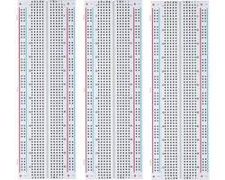 MMOBIEL 3x 830 Polen Soldeer Vrij PCB Breadboard Prototype voor o.a. DIY Arduino