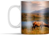 Mok - Eland in het Nationaal park Jasper in Noord-Amerika - 350 ml - Beker