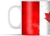 Mok - Vlag van Canada op roestvrij staal - 350 ml - Beker