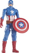 Marvel Avengers Titan Heroes Figuur Captain America - Speelfiguur 30cm