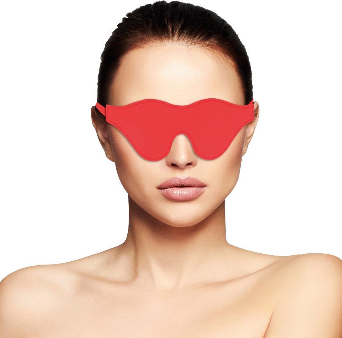 Goedkoopste Darkness - Masker- Rood- Verstelbaar