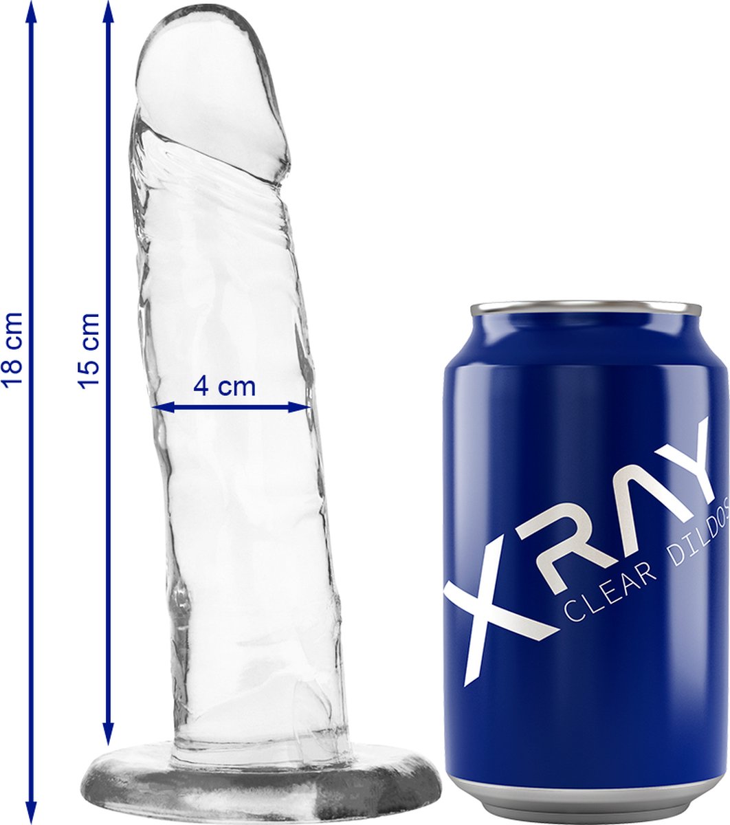 X RAY | Xray Clear Cock 18cm X 4cm