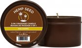 Earthly body  | Nag Champa Massage Candle with East Indian Incense Scent - 6oz /