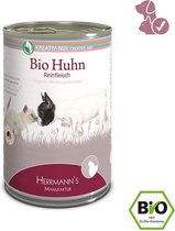 Herrmann's Bio Honden Blikvoeding - Pure Kip - 400 g