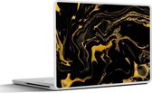 Sticker ordinateur portable - 11,6 pouces - Motifs - Peinture - Goud - Zwart