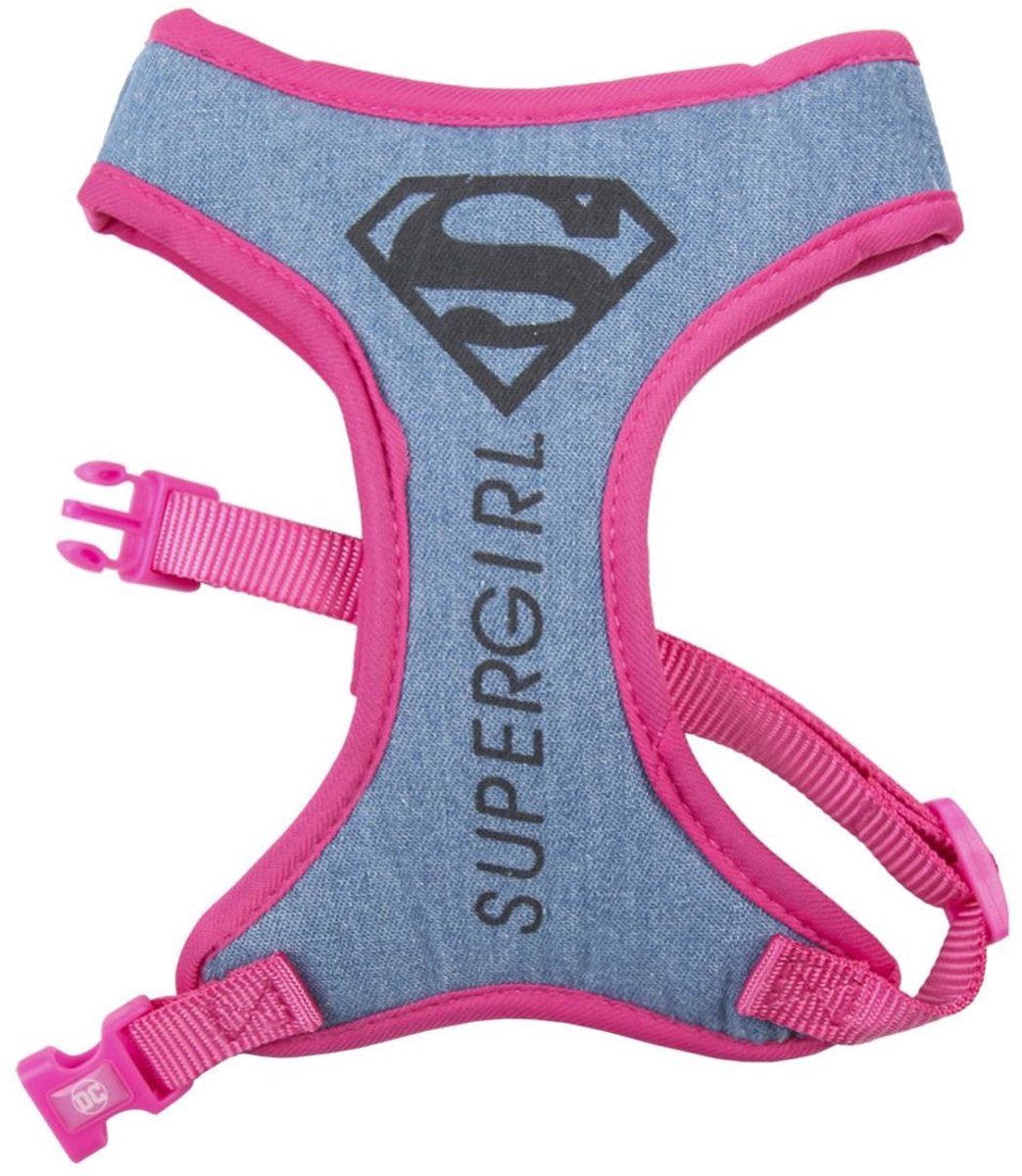 DC Supergirl Hondentuig Hondenharnas XXS-XS (Lengte 29-41 - Breedte 1.5cm)