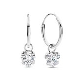 Selected Jewels Mila Elodie 925 Sterling Zilveren Oorringen - Zilverkleurig