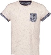 DEELUXE T-shirt met tropische printdetails SHAMAR Old Pink