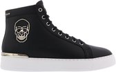 Rubber Leather Hi-Top Heren  maat 43 Zwart