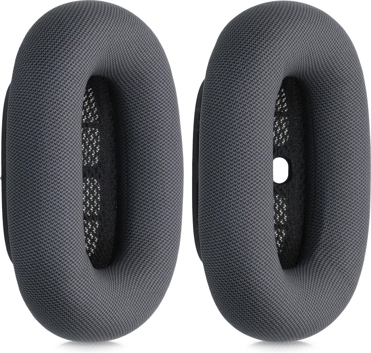 kwmobile 2x oorkussens geschikt voor Apple AirPods Max - Earpads voor koptelefoon in donkergrijs