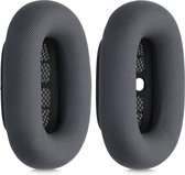 kwmobile 2x oorkussens compatibel met Apple AirPods Max - Earpads voor koptelefoon in donkergrijs