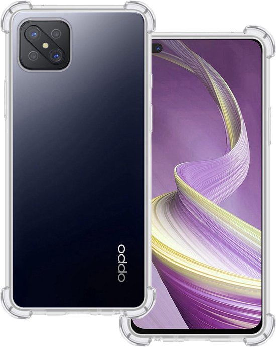 Coque OPPO Reno 4Z Coque antichoc en silicone - Coque OPPO Reno 4Z 5G Coque transparente en Siliconen antichoc - Coque OPPO Reno 4Z Version 5G - Transparente