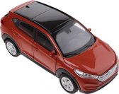 schaalmodel Hyundai Tucson 1:34 oranje 11 cm