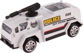 schaalmodel Patrol Police spuitwagen 7 cm wit