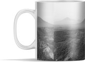 Mok - Mist - Zwart - Wit - 350 ml - Beker