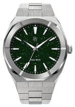 Paul Rich Star Dust Green Silver SD06 horloge 45 mm