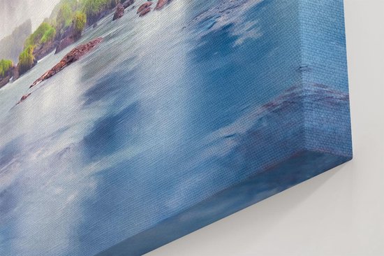 Artaza Peinture sur toile Chutes d'eau en Argentine - 80 x 120 - Groot - Photo sur toile - Impression sur toile