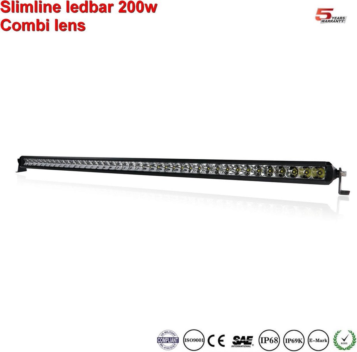Extreme Slimline single-row ledbar 40inch 200w 19.900 lumen